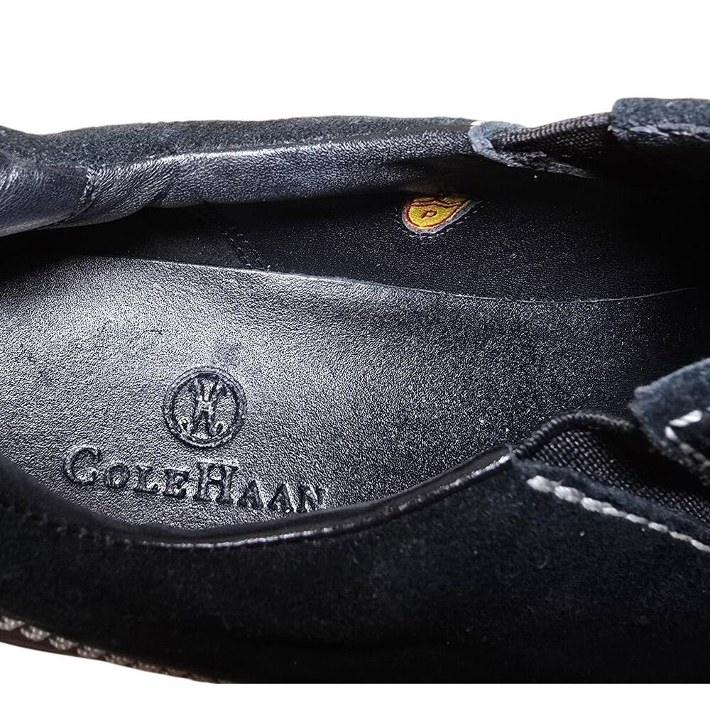 Cole Haan Women's BLACK SUEDE Water Proof Slip On Comfort Loafers Sz 7 B - Picture 9 of 9